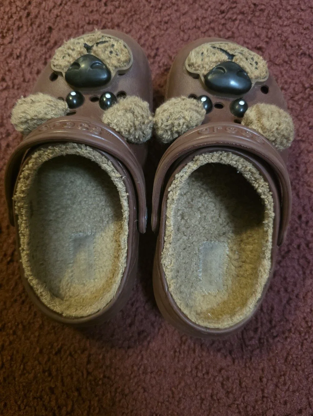 Kids Crocs Wirh Fuzzy Lined